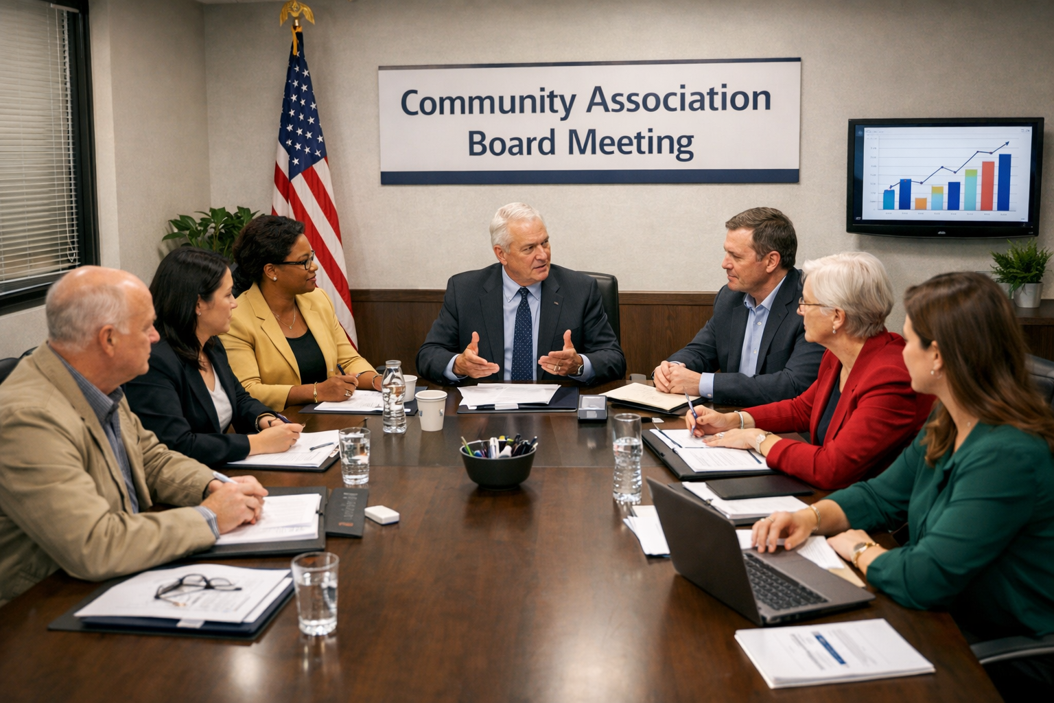 Community association board meeting