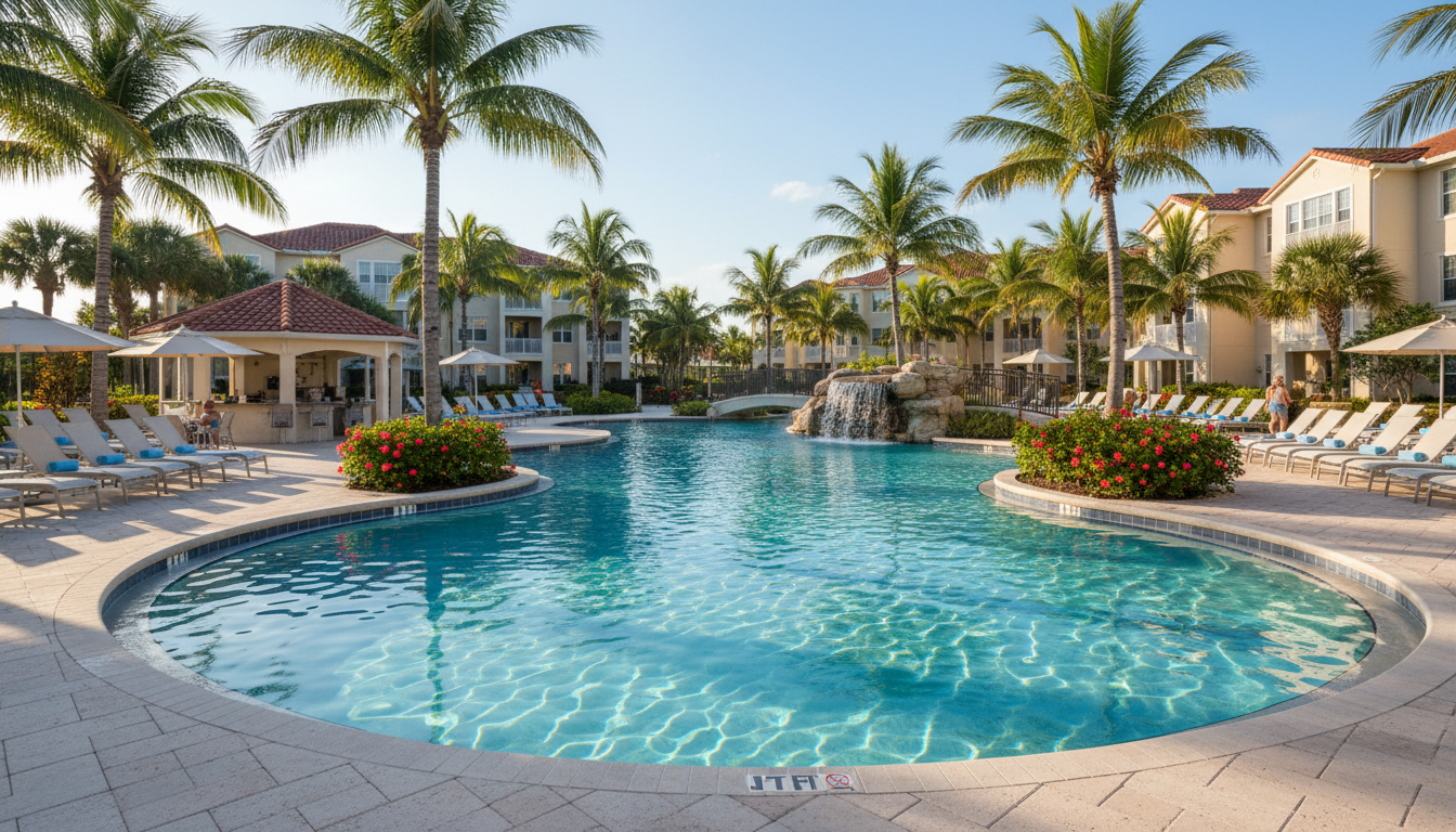 Community pool amenity